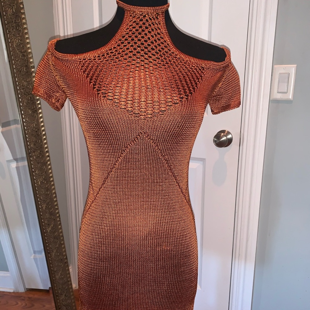 Soft fitted knitted dress